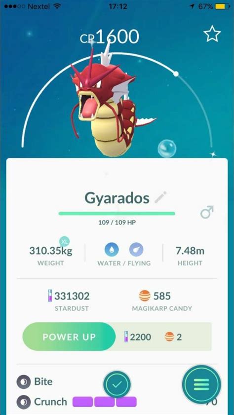 [Screenshot] Shiny Gyarados (not mine) : r/pokemongo