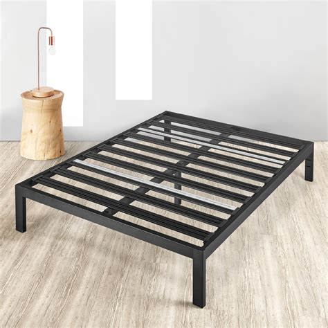 Mellow Rocky Base C Metal Platform Bed, Patented Wide Steel Slats ...