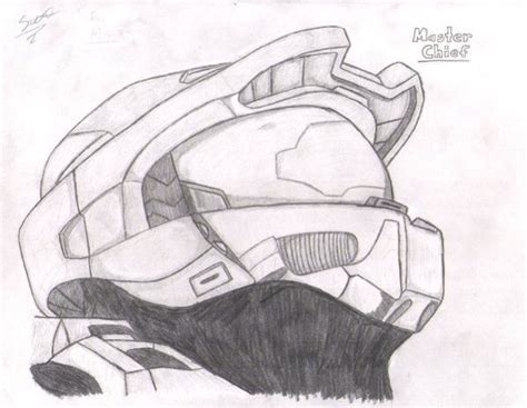 How To Draw Master Chief Halo 5 : In the beginning stages, don't press ...