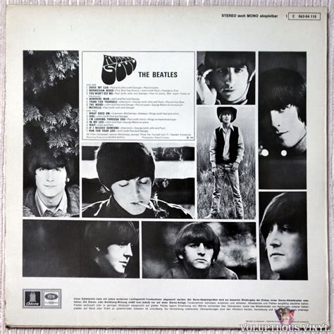 The Beatles ‎– Rubber Soul (1969) Vinyl, LP, Album, Reissue ...