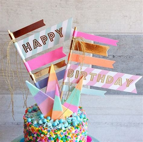 Flags on birthday cake | Happy birthday cakes, Happy birthday cake ...