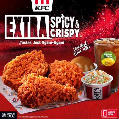 KFC's Extra Spicy & Crispy Chicken Will Confirm Give You Just The Right ...