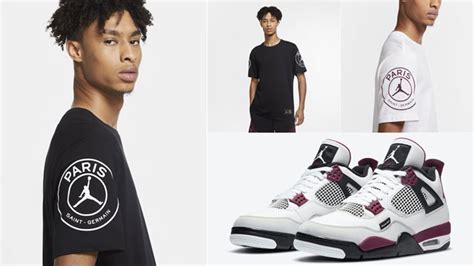 Air Jordan 4 PSG Logo Shirt | SneakerFits.com