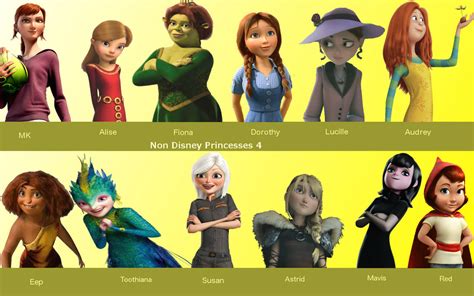 Non Disney Princesses 4 by JamiMunji on DeviantArt