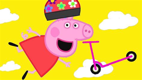 Peppa Pig Loves Scooter - YouTube