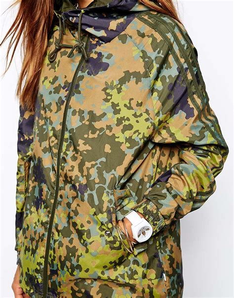 Lyst - Adidas Originals Camo Jacket in Green