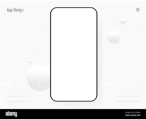 Mobile Template Wireframe Mockup for App Design Stock Vector Image ...