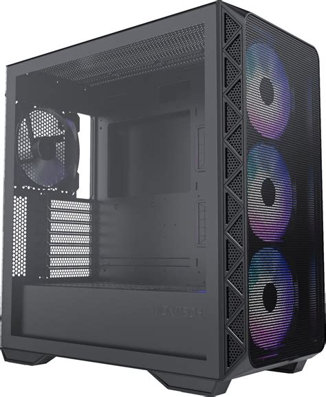 Montech AIR 903 MAX Black RGB Tempered Glass ATX Mid Tower Desktop ...