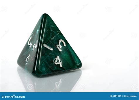 Four Sided Dice Royalty Free Stock Photo - Image: 4981025