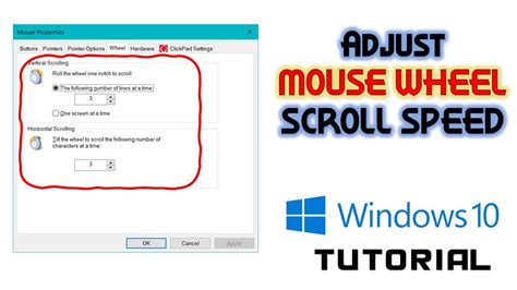 How to Control Mouse Scroll Speed in Windows 10 The Teacher