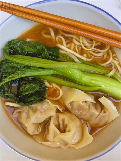 Wonton Noodle Soup - Mama Loves to Cook