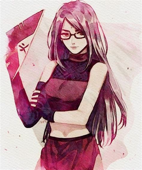 Sarada Uchiha #naruto #shippiden #sarada #boruto #uchiha #anime # ...