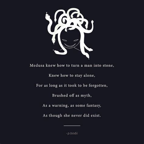 Medusa | Medusa quotes, Greek mythology quotes, Quotes