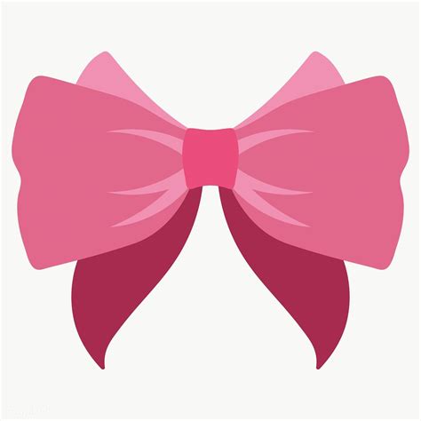 Cute pink bow design element transparent png | free image by rawpixel ...