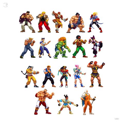 Street Fighter 6 - Full Roster by sabockee on DeviantArt