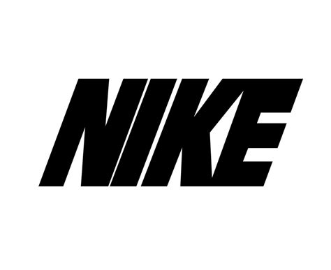 Nike Logo Name Black Clothes Design Icon Abstract football Vector ...