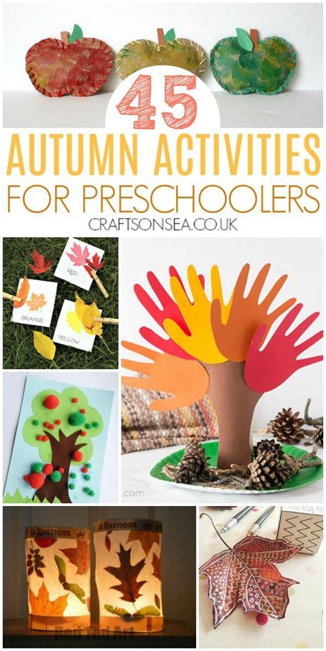 45+ Autumn Activities for Preschoolers | Autumn activities, Leaf crafts ...