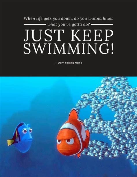 Dory from Finding Nemo | Inspirational quotes disney, Beautiful disney ...