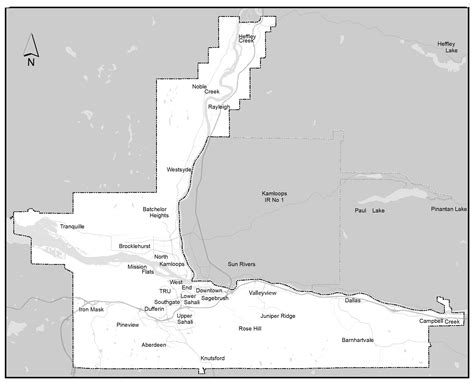 City of Kamloops Municipal Boundary Map | City of Kamloops