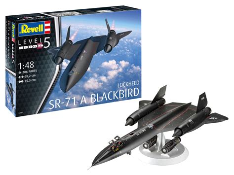 Buy Revell 04967 Lockheed SR-71 Blackbird 1:48 Scale Model Kit ...