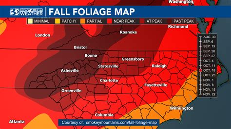 Fall Foliage Map North Carolina 2022 - Infoupdate.org