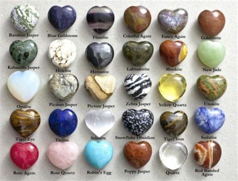 Polished Hearts | Crystals and gemstones, Minerals and gemstones ...