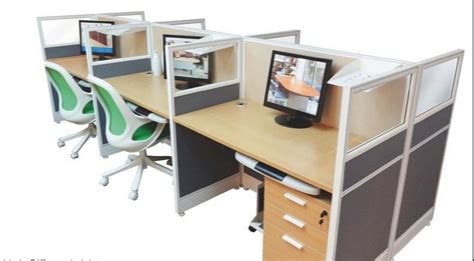 6 Seater Modular Office Workstation, Size: 3600x1200x750 Mm, Rs 49000 ...