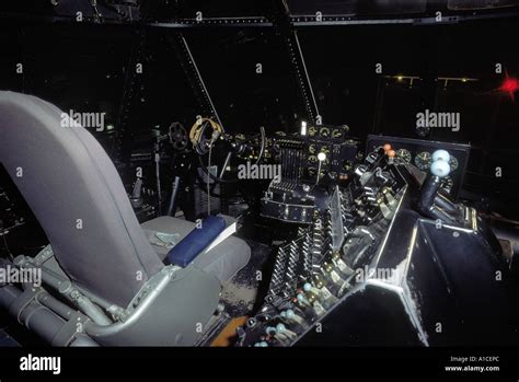 Inside the cockpit of the Spruce Goose Stock Photo - Alamy