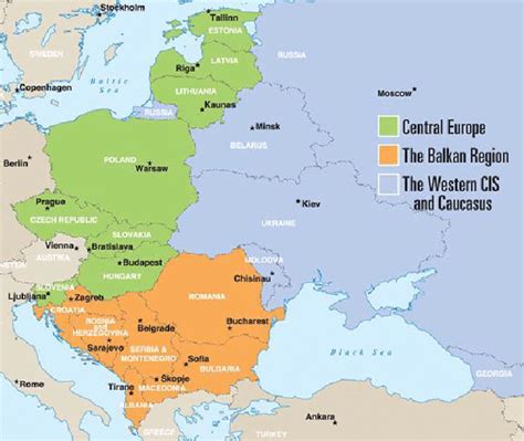 The Map of Eastern Europe. | Download Scientific Diagram