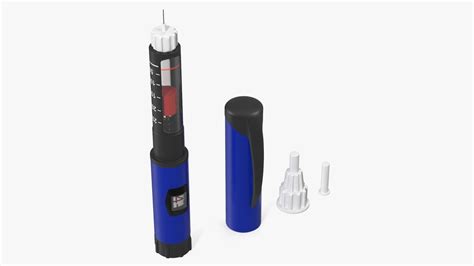 Smart Insulin Pen 250ml Blue 3D Model $29 - .3ds .blend .c4d .fbx .max ...