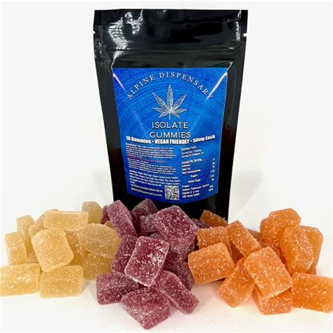 CBD Isolate Vegan Friendly Gummies - Alpine Dispensary in Helen, Georgia