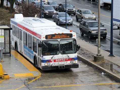 SEPTA New Flyer D40LF on Rt.107 at 69th. St. Terminal. | New flyer ...