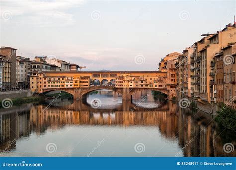 Arno River and Bridges Florence Editorial Photo - Image of stone ...