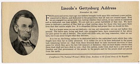 Lincoln at Gettysburg Renews American Proposition: All Men are Created ...