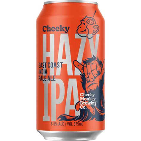 Cheeky Monkey Brewing Co. East Coast Ipa Can 375ml | Woolworths