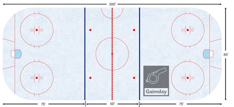 Hockey Rink Lines Explained (with Images) - Gaimday