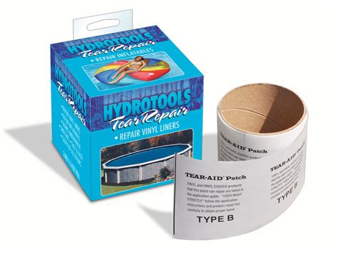 HydroTools™ by Swimline® Tear - Aid® Self-Adhesive Vinyl Repair Patch ...