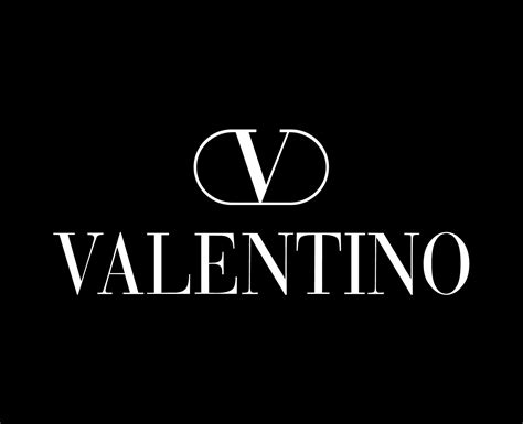 Valentino Brand Symbol White Logo Clothes Design Icon Abstract Vector ...