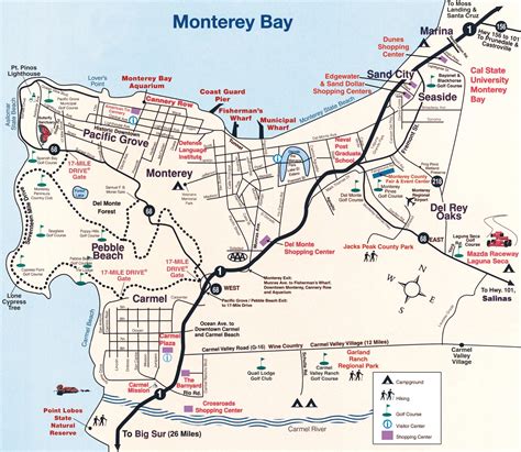 Monterey Peninsula Map