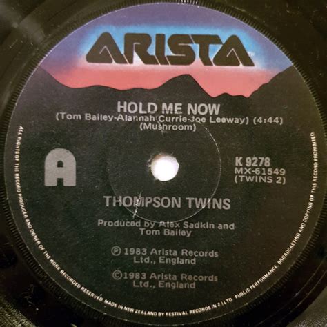 Thompson Twins - Hold Me Now (1983, Vinyl) | Discogs