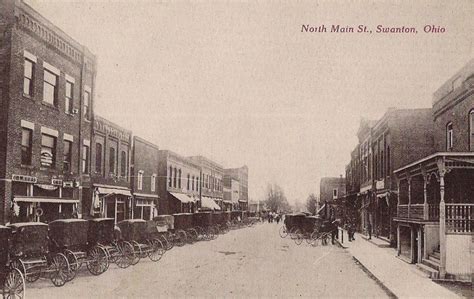 North Main Street, Swanton, Ohio | Street view, Ohio, Vintage postcards