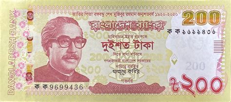 Bangladesh new 200-taka commemorative note (B360a) confirmed – BanknoteNews