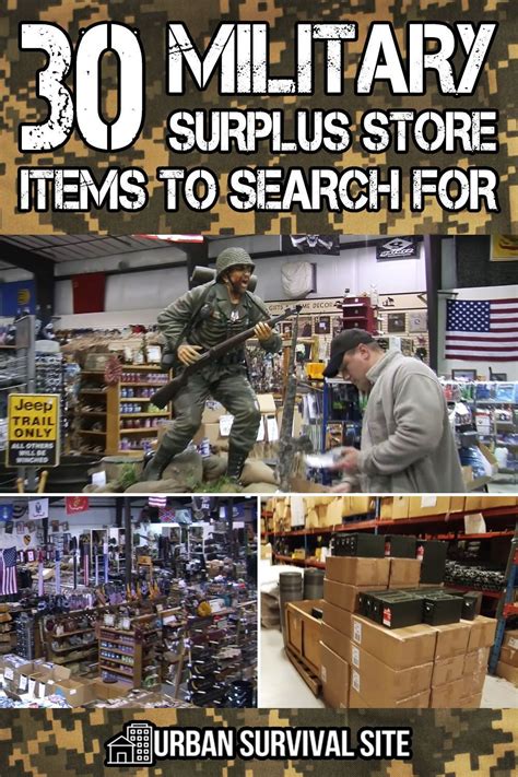 30 Military Surplus Store Items To Search For | Urban Survival Site in ...