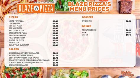 Blaze Pizza Menu USA & Updated Prices 2024 - Latest Restaurant Menus ...