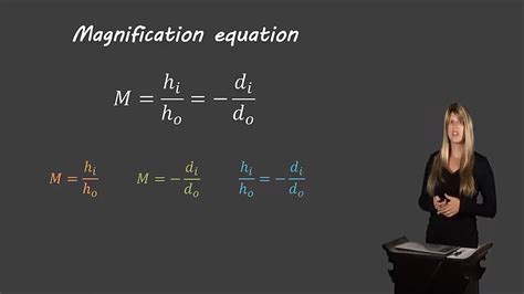 Magnification Formula For Lens And Mirror