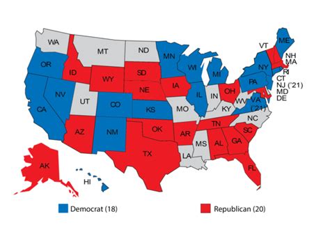 2022 Gubernatorial Races: A Baseline - Rasmussen Reports®