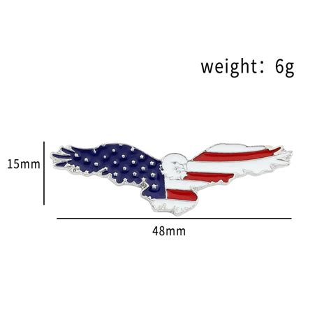 American Flag Eagle Lapel Pin