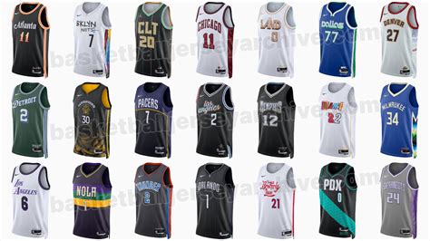 LEAK! Nearly 40 New 2022-23 NBA Uniforms Leaked: City, Statement ...