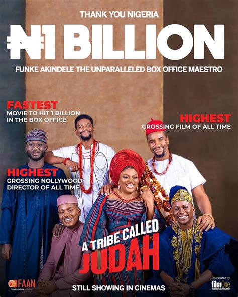 Funke Akindele’s ‘A Tribe Called Judah’ grosses N1bn – Punch Newspapers