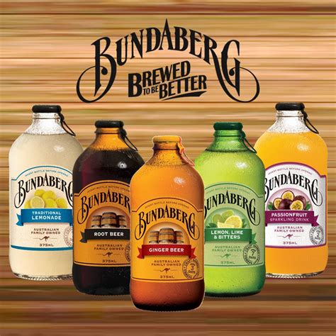 Bundaberg Assorted Brewed Drink Root Beer / Ginger Beer / Ginger Diet ...